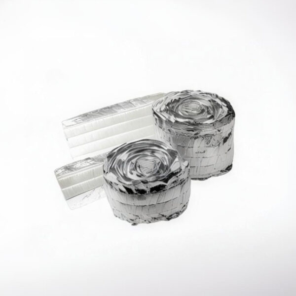 Elastisk glassfiberisolasjon MED alum.folie - Bredde: 50mm. - Lengde: 5,5 meter