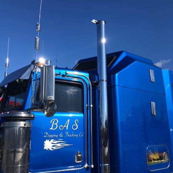 Kenworth med 6" rør