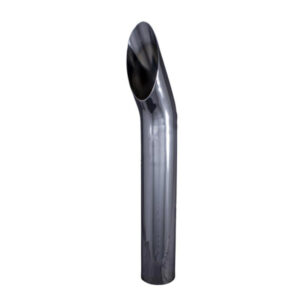 Topprør Chrome Aussie Style - Innv.diam. 5" (12,7 cm) - Lengde: 60" (152 cm)
